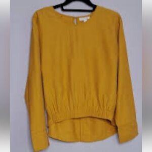 Prologue Mustard Yellow Long Sleeve Blouse